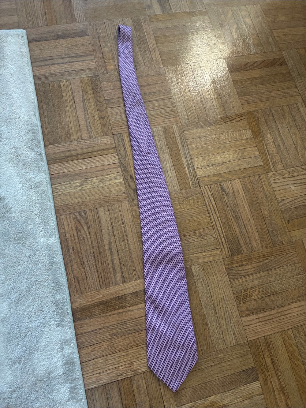 Boss Purple and Pink Patterned Men's Tie